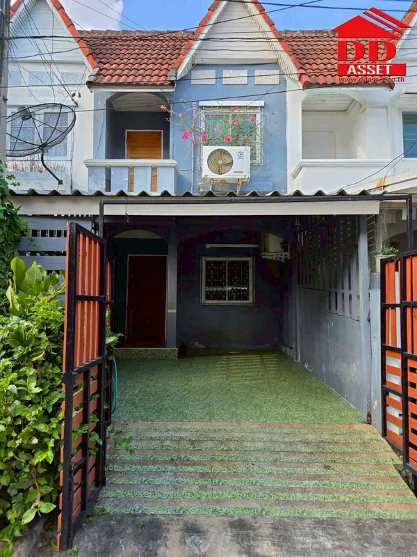 ขายทาวน์เฮ้าส์ 2ชั้น หมู่บ้านธรรมสาธิตวิลล่า ซอยวชิรธรรม57  ทำเลดีติดรถไฟฟ้าสถานีปุณวิถี