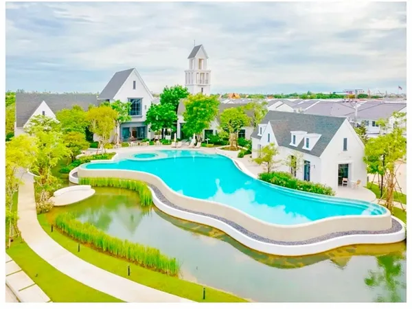 4น้ำ ใกล้แหล่งไลฟ์สไตล์ รร.นานาชาติไทยจีน 2 กม.50ตร.วา. 250ตร.ม. บ้านเดี่ยว 2ชั้น ฟังก์ชัน 3นอน บางนา กม.15 เมกาบางนา 2.