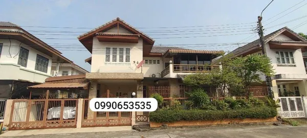 ⚡ ให้เช่า บ้านเดี่ยว 2 ชั้น หมู่บ้านวรารักษ์ ถนน เลียบคลองสอง ขนาด 50 ตร.ว. ⚡