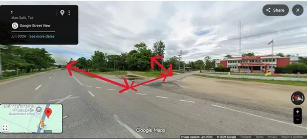 ขายที่ดิน 3ไร่ 7.2ลบ. ทำเลค้าขาย ติดถนนเลข1 พหลโนธิน ฝั่งขาเข้า ติด สภ.แม่สลิด ต.แม่สลิด อ.บ้านตาก จ.ตาก