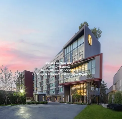 Condo. The Origin Ramintra 83 Station ขนาด 27 ตรม ใกล้ ติดรถไฟฟ้าสถานีรามอินทรา กม.9 ส ว ย