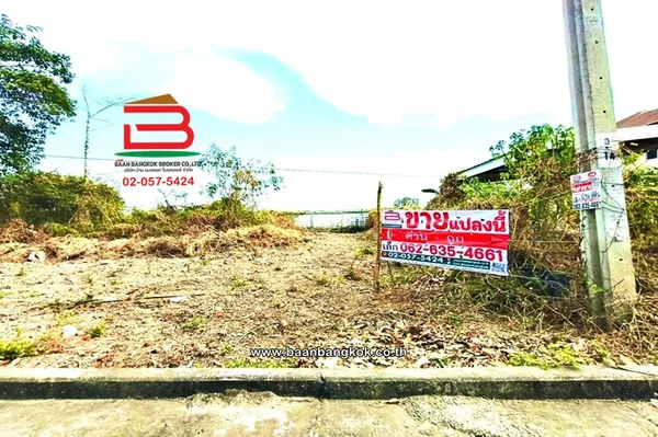 ที่ดินเปล่า เนื้อที่ 76.1 ตร.ว. หมู่บ้านเอกสิริน ถนนโยธาธิการ นนทบุรี 2029 ตำบลลำโพ อำเภอบางบัวทอง นนทบุรี