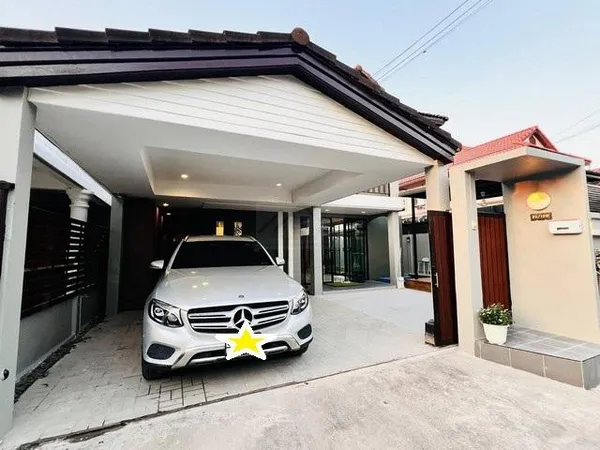 ขายบ้านเดี่ยว 2 ชั้น 70 ตร.ว. หมู่บ้านมณียา สไตล์รีสอร์ต ริมน้ำ เลียบทางด่วน-รามอินทรา