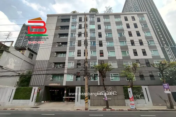 คอนโดมิเนียม แอสปาย วุฒากาศ (ซอย วุฒากาศ 19) (ใกล้ BTS วุฒากาศ) เนื้อที่ 30.5 ตรม. แขวงตลาดพลู เขตธนบุรี