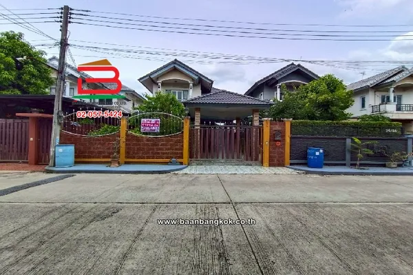 บ้านเดี่ยว หมู่บ้านนนทิชา ลำลูกกา-คลอง 8 (เฟส 1) (ทางไปวัดดอนใหญ่) เนื้อที่ 57.5 ตร.ว (ใกล้ตลาดเจริญกัลป์ คลอง.8 ลำลูกกา) ตำบลลำลูกกา อำเภอลำลูกกา จังหวัดปทุมธานี