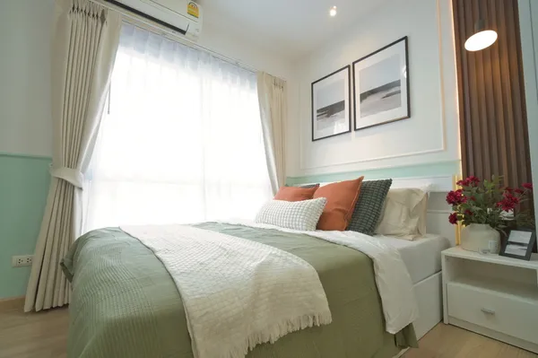 พลัมคอนโด บางใหญ่ สเตชั่น 23 ตร.ม 1 ห้องนอน ชั้น5 ตึกD ตกแต่งครบตามรูป ใกล้ MRT คลองบางไผ่ 500 เมตร