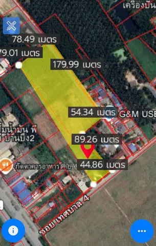 ให้เช่าที่ดินบ้านบึงชลบุรีระยะยาว บนเนื้อ 9-3-68 ไร่เหมาะสำหรับทำโกดังสินค้า หอพักอพาร์ทเม้นท์หรือพัฒนาด้านอื่นๆ