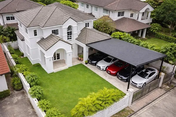 โลตัส บิ๊กซี สุวินทวงศ์ 2.4 กม. 3 น้ำ 100 ตร.ว. 300 ตร.ม. ตลาดมีนบุรี 1.6 กม. คฤหาสน์ เช่าบ้านเดี่ยว 2ชั้น 5นอน นิมิตรให