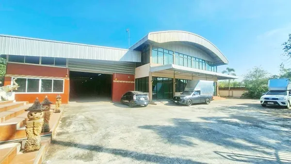 รถเทเลอร์ได้ ตลาดท่าเสา 700 ม. โกดัง โรงงาน รง.4 2400 ตร.ม กระทุ่มแบน ดอนไก่ดี 1.2 กม.