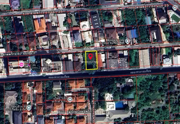 ขายที่ดิน ซอยลาดพร้าว 87 ถนนประดิษฐ์มนูธรรม เขตวังทองหลาง กรุงเทพมหานคร