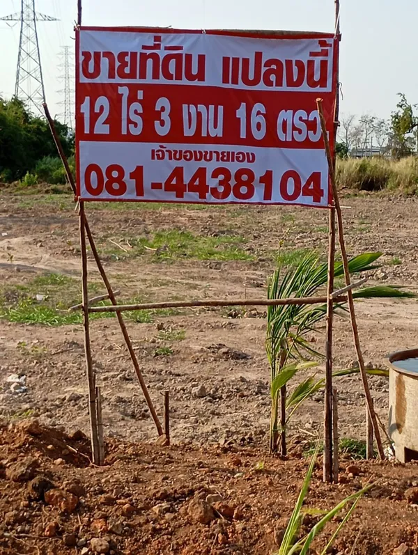 ขายที่ดินเปล่า ทำเลศักยภาพสูง เมืองชลบุรี