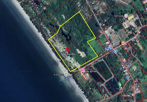 ขายที่ดิน ติดหาดสนงาม ถนนร่วมใจอนุสรณ์ ตำบลไม้รูด อำเภอคลองใหญ่ ตราด