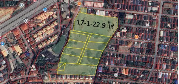 ขายที่ดิน เชียงใหม่ อำเภอสันทราย 17-1-22.9 ไร่ เหมาะทำหมู่บ้านจัดสรร ตำบลสันนาเม็ง สันทราย,เชียงใหม่