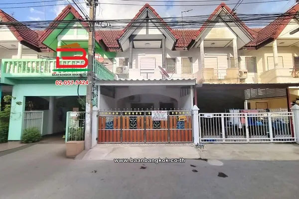ให้เช่า ทาวน์เฮาส์ เนื้อที่ 25.1 ตร.ว. หมู่บ้านณัฐกานต์ 3 (ซอยพหลโยธิน 52 แยก 11-1) ถนนพหลโยธิน แขวงคลองถนน เขตสายไหม