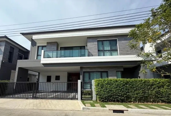 เช่าบ้านหรู Double Volume! The City บางนา กม.7 พื้นที่ 313 ตร.ม. 4 นอน 5 น้ำ ตกแต่งครบ ใกล้ Mega Bangna