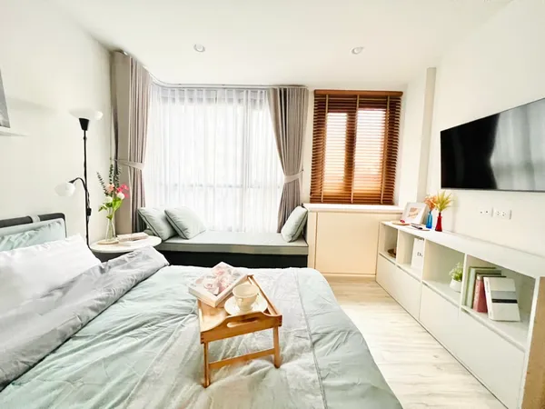 คุ้มที่สุดในย่านนี้!! ขาย/ให้เช่า คอนโดเอ็กซ์ที ห้วยขวาง ห้องสวยเฟอร์ครบ ใกล้ MRT ห้วยขวาง 75 เมตร