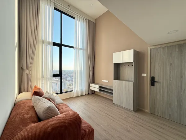 ราคานี้ไม่มีอีกแล้ว!! คอนโดออริจิ้นปลั๊ก&เพลย์ นนทบุรีสเตชั่น 2นอน เพดานสูง เฟอร์ครบ ใกล้รถไฟฟ้า เซ็นทรัลฯ