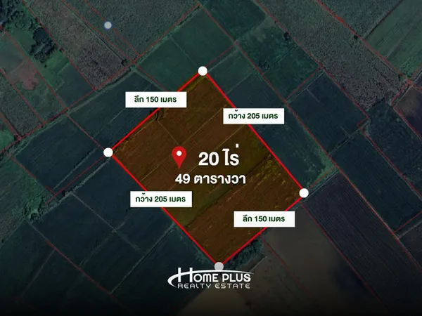 ที่ดิน 20 ไร่ ตำบลวัดตายม อำเภอบางกระทุ่ม จังหวัดพิษณุโลก