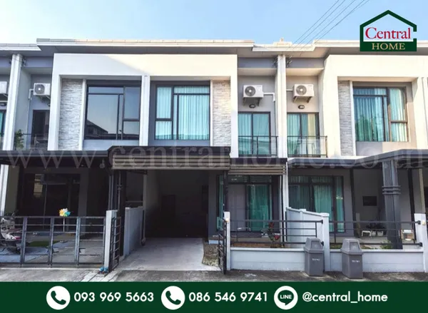 ทาวน์โฮม แกรนด์ พลีโน่ วัชรพล-สุขาภิบาล 5 ทำเลดี ต่อเติมครบ