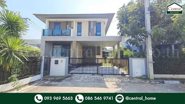 บ้านเดี่ยว บุราสิริ วงแหวน - อ่อนนุช หลังริม เฟอร์ Built - in ถูกสุดในโครงการ