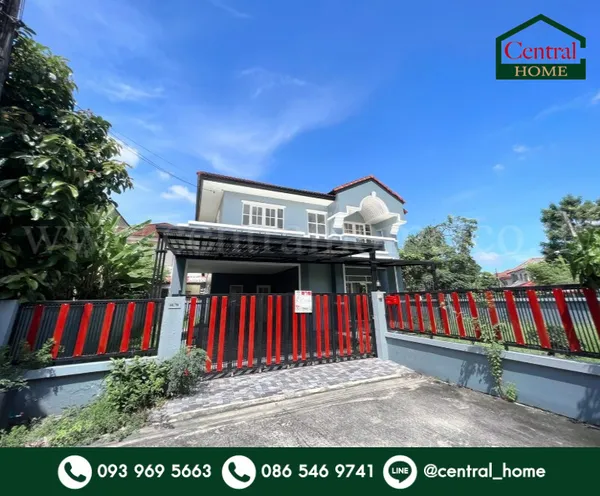 บ้านเดี่ยว บ้านบุรีรมย์ รามอินทรา - คู้บอน 41 หลังริม