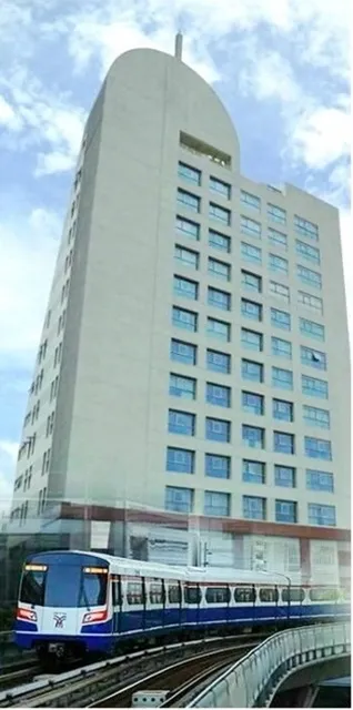 BTS วงเวียนใหญ่ 80ม. 4น้ำ 74 ตร.ม. สำนักงานให้เช่า ชั้น15 อาคารสูง 16 ชั้น ไทยวีรวัฒน์ ติดรถไฟฟ้า และไอคอนสยาม 2 กม