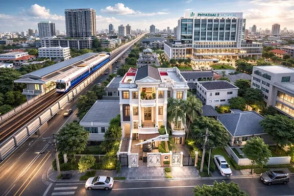 ให้เช่าทาวน์เฮาส์ 4 ชั้น 3นอน 4น้ำ ใกล้ BTSอารีย์ 800ม.19 ตร.วา. 300 ตร.ม. ทำเลศักยภาพย่านอารีย์ พระราม 6 รพ.รามาธิบดี 9