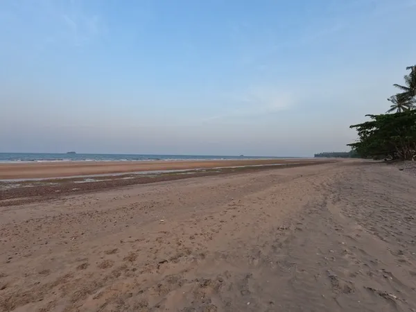 เล็งทรัพย์ดีเก็งเก็บอนาคต ขายที่ดินใกล้หาดบางเบิด ติดถนนทางหลวง ใกล้หาด1 กม. +ขนาดที่ดิน 50-1-18 ไร่ โฉนดครุฑแดง พร้อมโอ