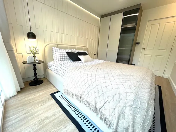 ขายคอนโด เดอะ ซีรี่ส์ อุดมสุข ใกล้ BTS อุดมสุข 34.35 ตารางเมตร 1 ห้องนอน ชั้น3 วิวสระว่ายน้ำ ห้องสวยมาก ตกแต่งครบตามรูป