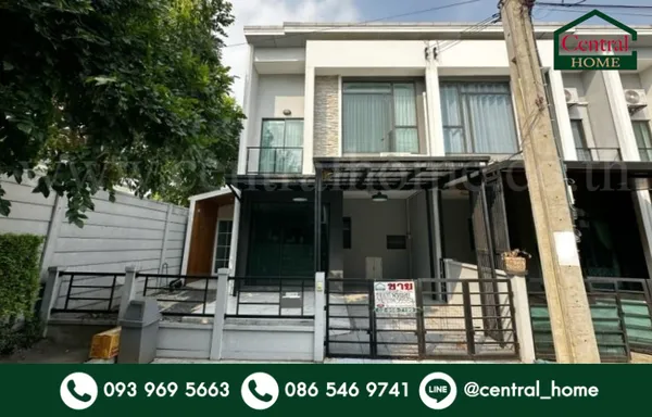 ทาวน์โฮม พลีโน่ ปิ่นเกล้า-จรัญฯ หลังริม ใกล้ MRT บางบำหรุ