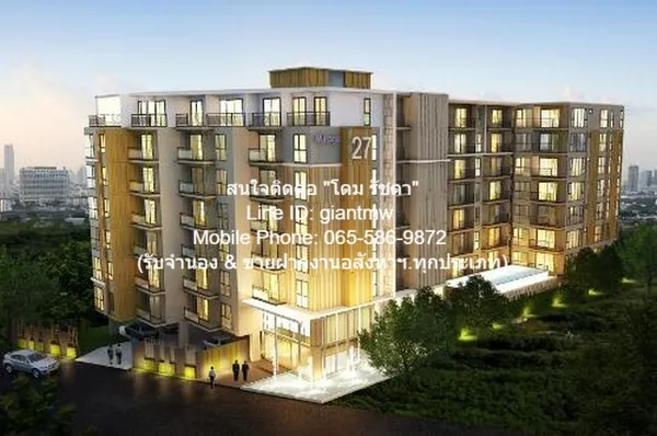 CONDO Mirage Sukhumvit 27 มิราจ สุขุมวิท 27 36 Square Meter 1BEDROOM1Bathroom ไม่ไกลจาก BTS อโศก ราคานี้ดีสุดในย่าน กรุง