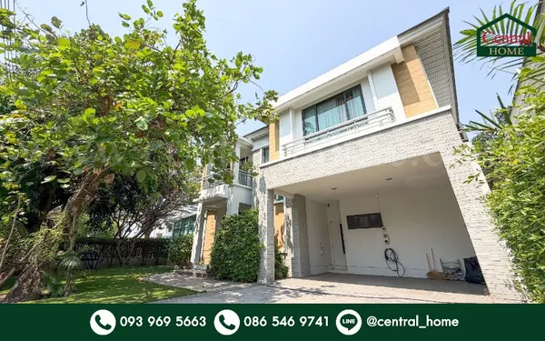 บ้านเดี่ยว เพอร์เฟค มาสเตอร์พีซ เลคไซด์ รังสิต หลังมุม ถูกสุดในโครงการ