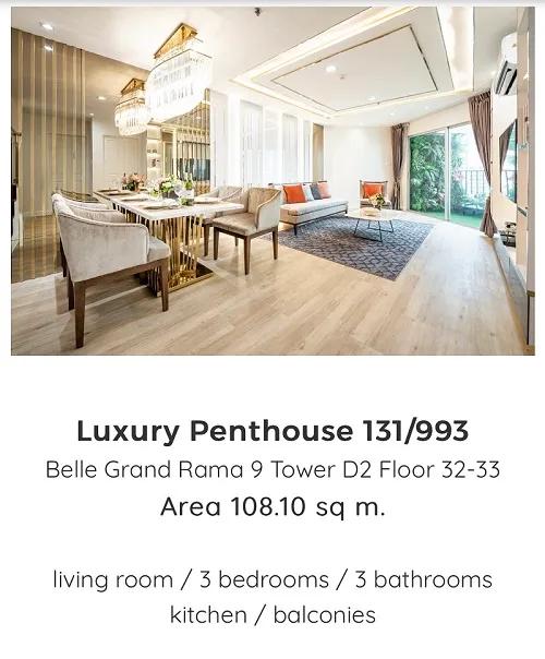 ขาย คอนโดหรู ดูเพล็กซ์ลัคซูรี่ เพ้นท์เฮาส์ ทำเลดี พร้อมอยู่

ราคาขาย 20,000,000 บาท
- ค่าโอน 50/50
- ปรึกษายื่นกู้ฟรี

**มีให้เลือก 2 ห้องชุด**
ขนาดพื้นที่ใช้สอย 108.10 ตรม.
ห้องรับแขก
3 ห้องนอน
3 ห้อ