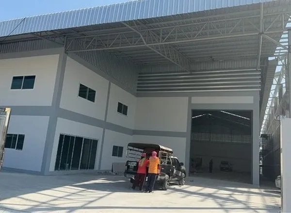 ให้เช่าโกดัง พร้อมออฟฟิศ 2 ชั้น ขนาด พื้นที่รวม 1433 ตารางเมตร ตำบลสวนหลวง อำเภอกระทุ่มแบน จังหวัดสมุทรสาคร (RK937)