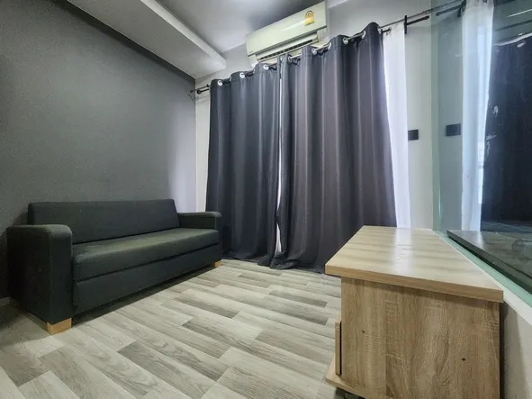 คอนโด ให้เช่า EASE Rama II พื้นที่ใช้สอย 26 ตารางเมตร เฟอร์ครบ วิวสวน