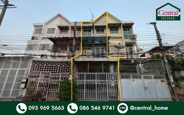 ทาวน์เฮ้าส์ 3 ชั้น สุขุมวิท 103 ซอยอุดมสุข 21 ราคาถูก ใกล้ BTS อุดมสุข