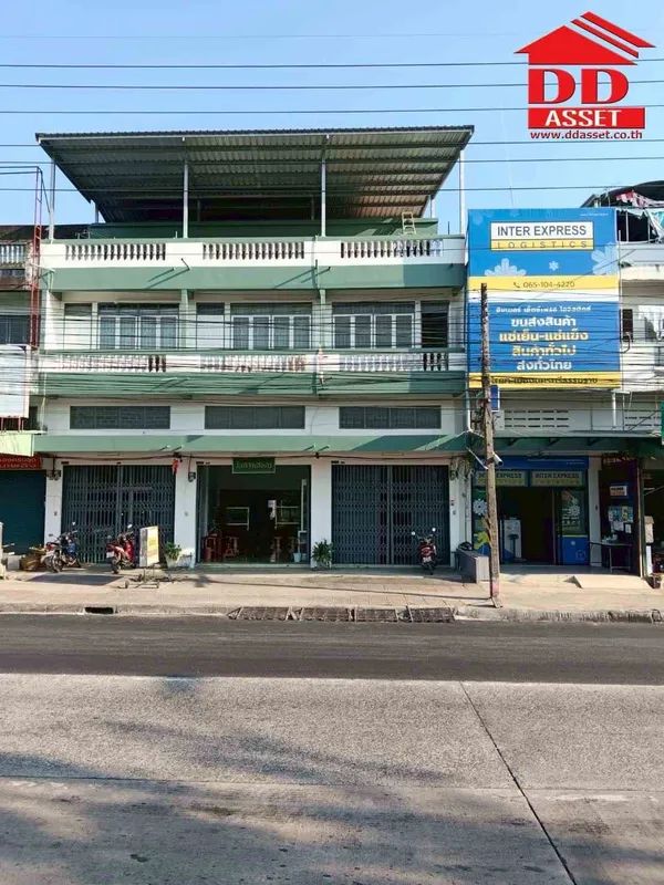 ให้เช่า อาคารพาณิชย์ 3 ชั้นครึ่ง โพธิ์เสด็จ จ.นครศรีธรรมราช ติดถนน 6 เลน