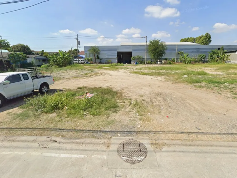 ขายที่ดินเปล่า ถมแล้ว ติดถนน ซอยเทศบาลบางปู 111 ใก