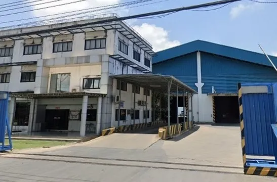 ให้เช่าโกดัง ที่ดินพื้นที่สีส้ม ที่ดิน 7 ไร่ 330 ตรว. 5,000 ตรม. เครน 10 ตัว ติดถนนพระราม 2 รถเทรลเลอร์เข้าออกสะดวก (RK962)