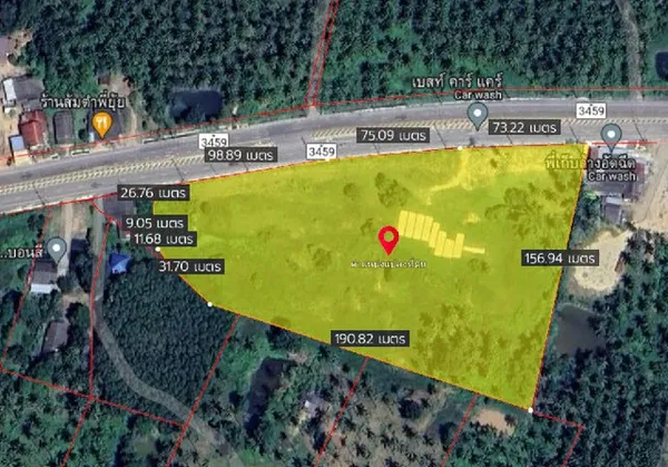 พื้นที่ดิน ที่ดินบ้านกรูด บางสะพาน จ.ประจวบคีรีขันธ์ ขนาดเท่ากับ 3 ตาราง.วา 2 Ngan 15 ไร่ 17367840 - ดีงาม ที่ดินแปลงใหญ