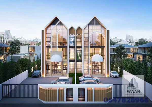 ให้เช่าอ๊อฟฟิส 3 ชั้น สร้างใหม่สไตร์ยุโรป รามคำแหง-หัวหมาก ใกล้รถไฟฟ้าหลายสาย