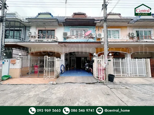 ทาวน์เฮ้าส์ มนวดีพาร์ค ซอยวัดลาดปลาดุก บางบัวทอง ราคาถูกมาก