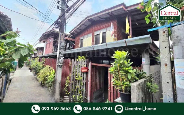 บ้านเดี่ยว 2 หลัง พร้อมห้องเช่า 82 ตร.วา สำโรงกลาง สมุทรปราการ ราคาถูก