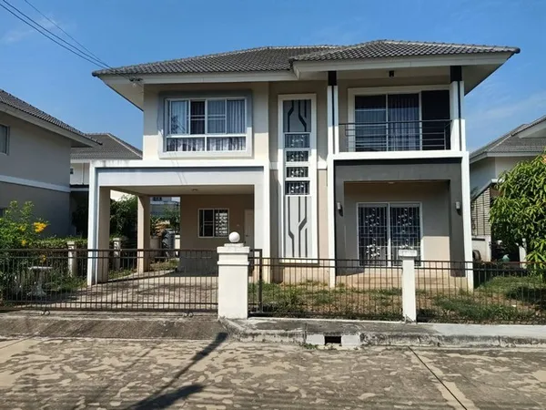 ขายบ้าน2ชั้น 60ตรว. 3นอน3น้ำ 2.59ลบ. ฟรีโอน ของแถม บ้านกาญจน์กนกวิลล์14 ถ.สันกำแพงสายใหม่ เลียบน้ำโฮม ต.สันกำแพง อ.สันกำ