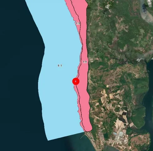 ที่ดิน ที่ดิน หาดศาลเจ้า จ.ตราด 15000000 บาท. ราคาถูกเหลือเชื่อ