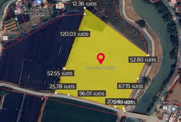 พื้นที่ดิน ที่ดินติดถนน และลำคลอง (2 ด้าน) ต.วัดไทร อ.เมืองนครสวรรค์ จ.นครสวรรค์ BIG SALE ติดถนน และติดลำคลอง มีน้ำ และม