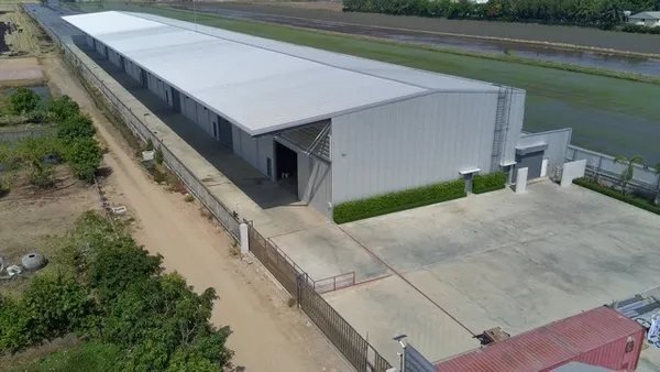 ให้เช่าโกดังสร้างใหม่ติดมอเตอร์เวย คลอง 6 อำเภอลำลูกกา จังหวัดปทุมธานี