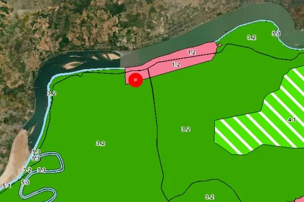 FOR SALE พื้นที่ดิน ที่ดิน เชียงคาน จ.เลย 35080500 thb 19 Rai 1 Ngan 74 SQ.WA ใกล้กับ ห่างถนนคนเดินเชียงคาน 1 กม. ราคาดี