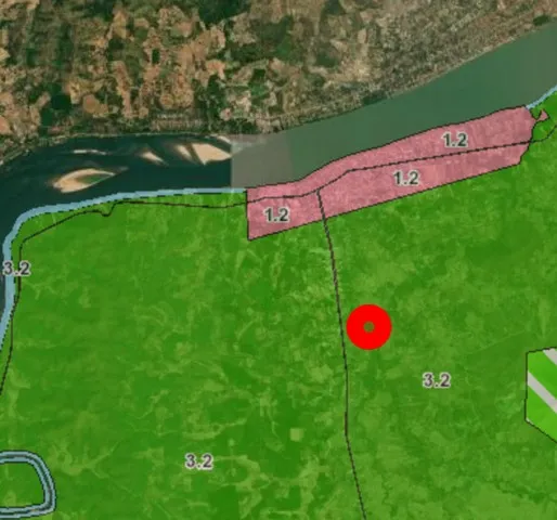 พื้นที่ดิน ที่ดิน เชียงคาน จ.เลย พท. 2412 ตาราง.วา 14320000 บ. ใกล้ - พร้อมเข้าอยู่ ที่ดินปลูกต้นสักทั่วบริเวณ และด้านหล