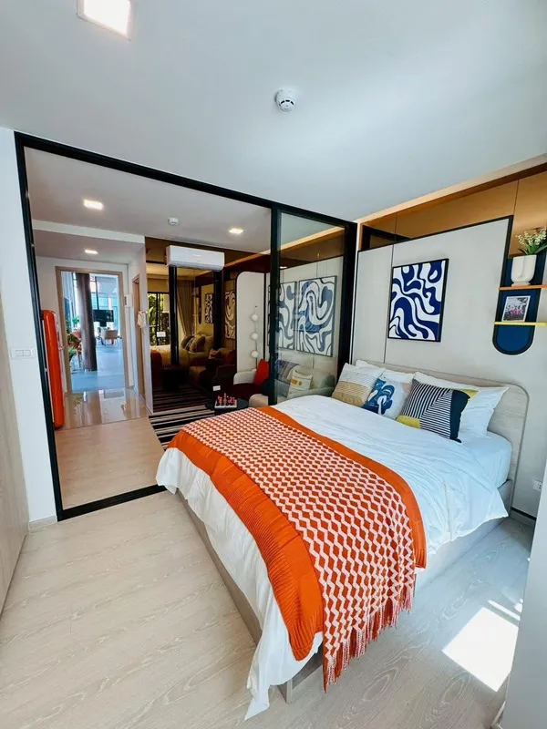 คอนโดใหม่ ใกล้ ม.กรุงเทพ Dcondo Vivid Rangsit ทำเลดีมาก พร้อมรถรับ-ส่งถึงหน้ามหาลัย โทร 065-4496399